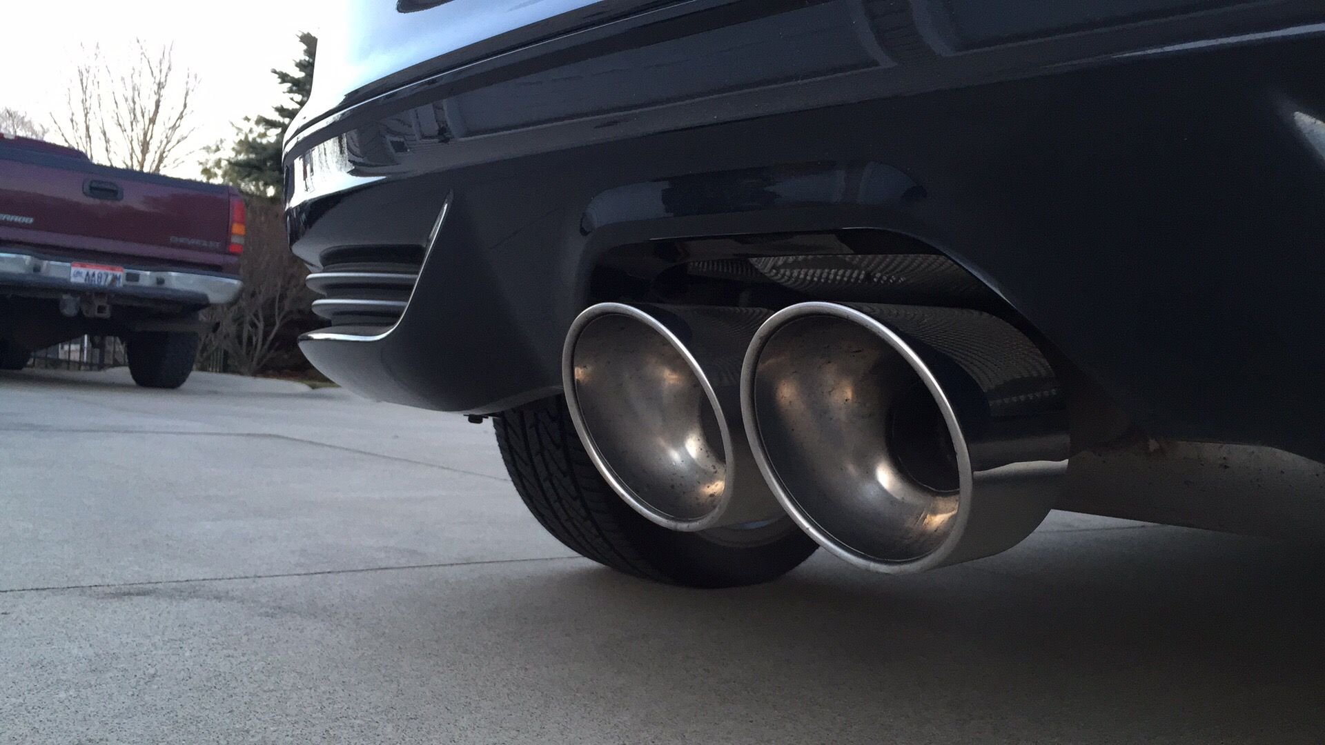 Exhaust tip size/finish pics Ford Focus ST Forum